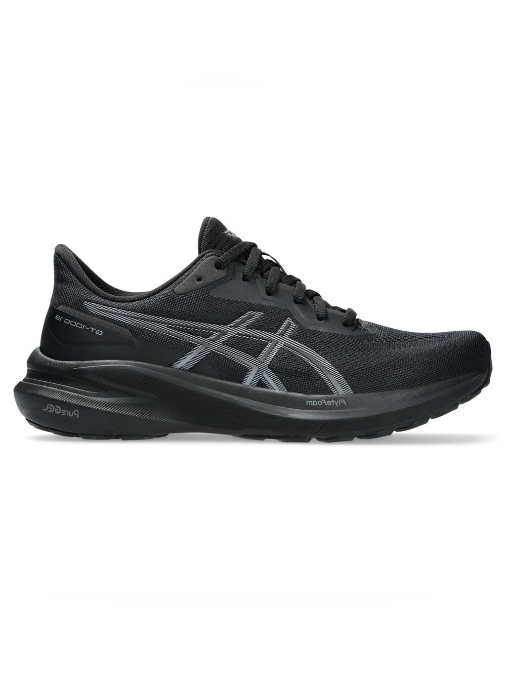 Size 7.5 M/ 9W ASICS GT 1000 13 Black / Steel Grey 1011B858-004